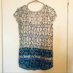 Aztec patterned women’s top